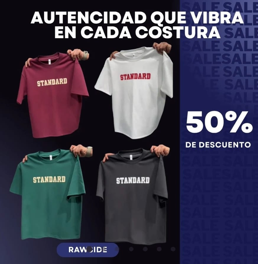 CAMISA RAWSIDE URBANA PACK X 2